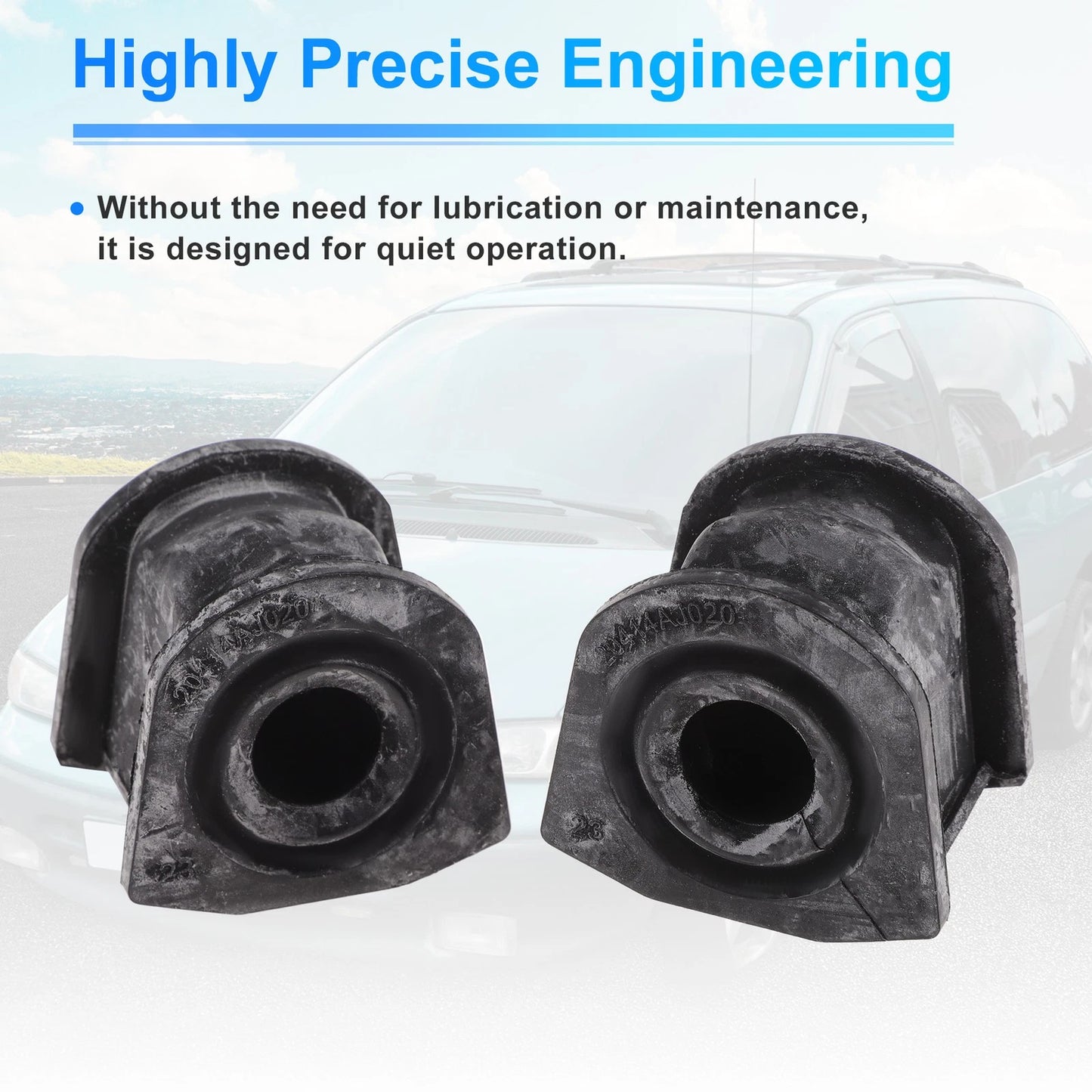 2X Stabilizer Sway Bar Bushing Kit for Subaru Legacy (2010–2014) 20414AJ020