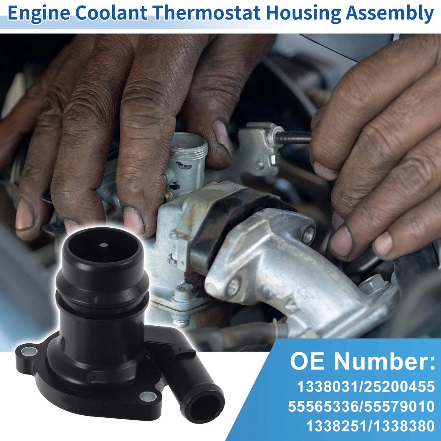 Engine Coolant Thermostat for Buick Encore (2013–2021) 1338031/25200455