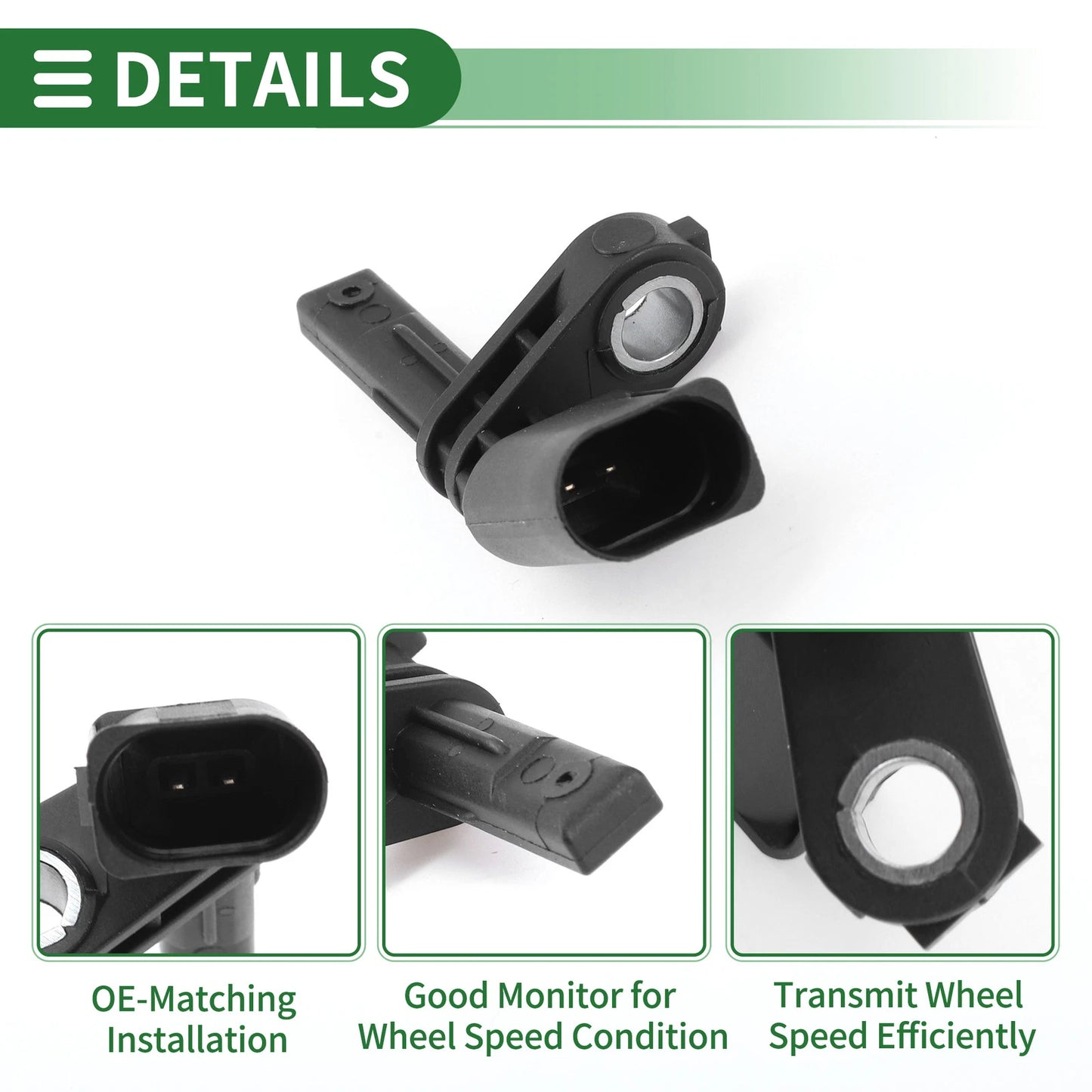 ABS Wheel Speed Sensor for Audi A3 8V1 8V7 8VM (2013–2020) - 7L0927807A/B