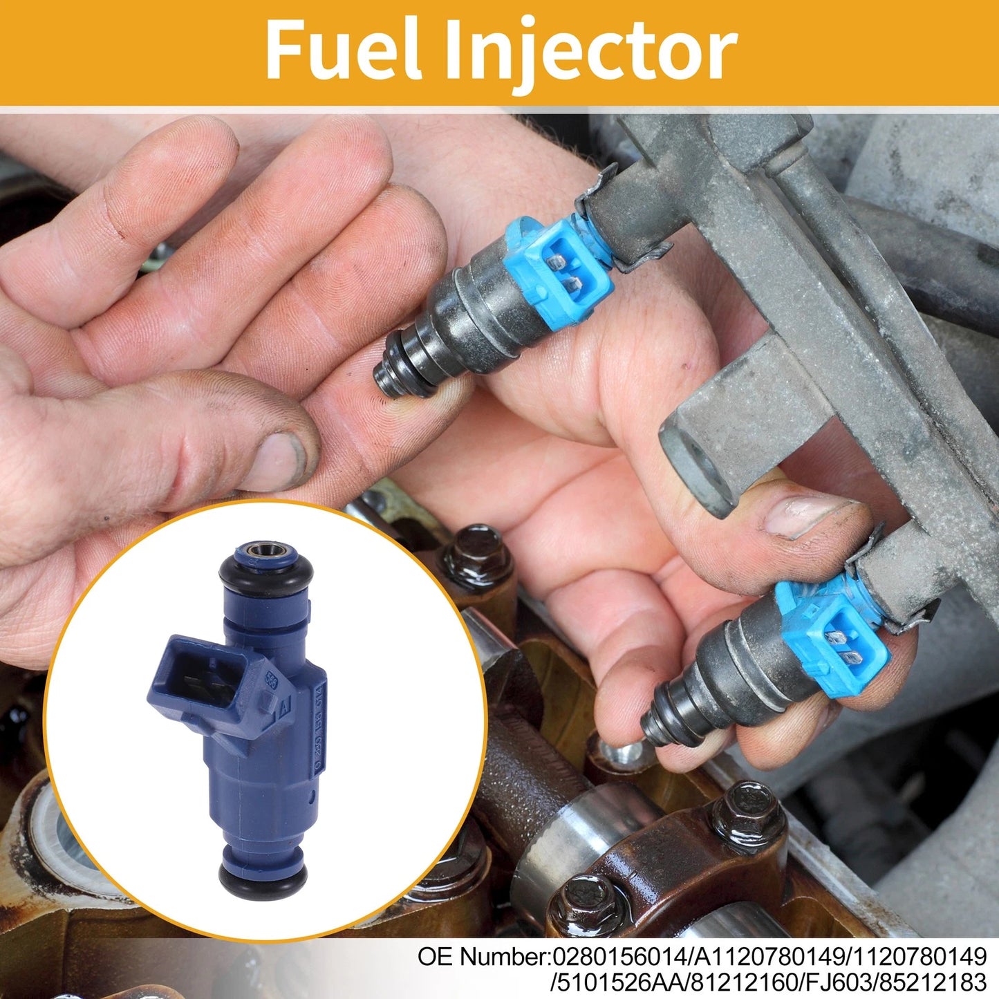 Fuel Injector No.0280156014 for Mercedes-Benz C240 (2001–2002)