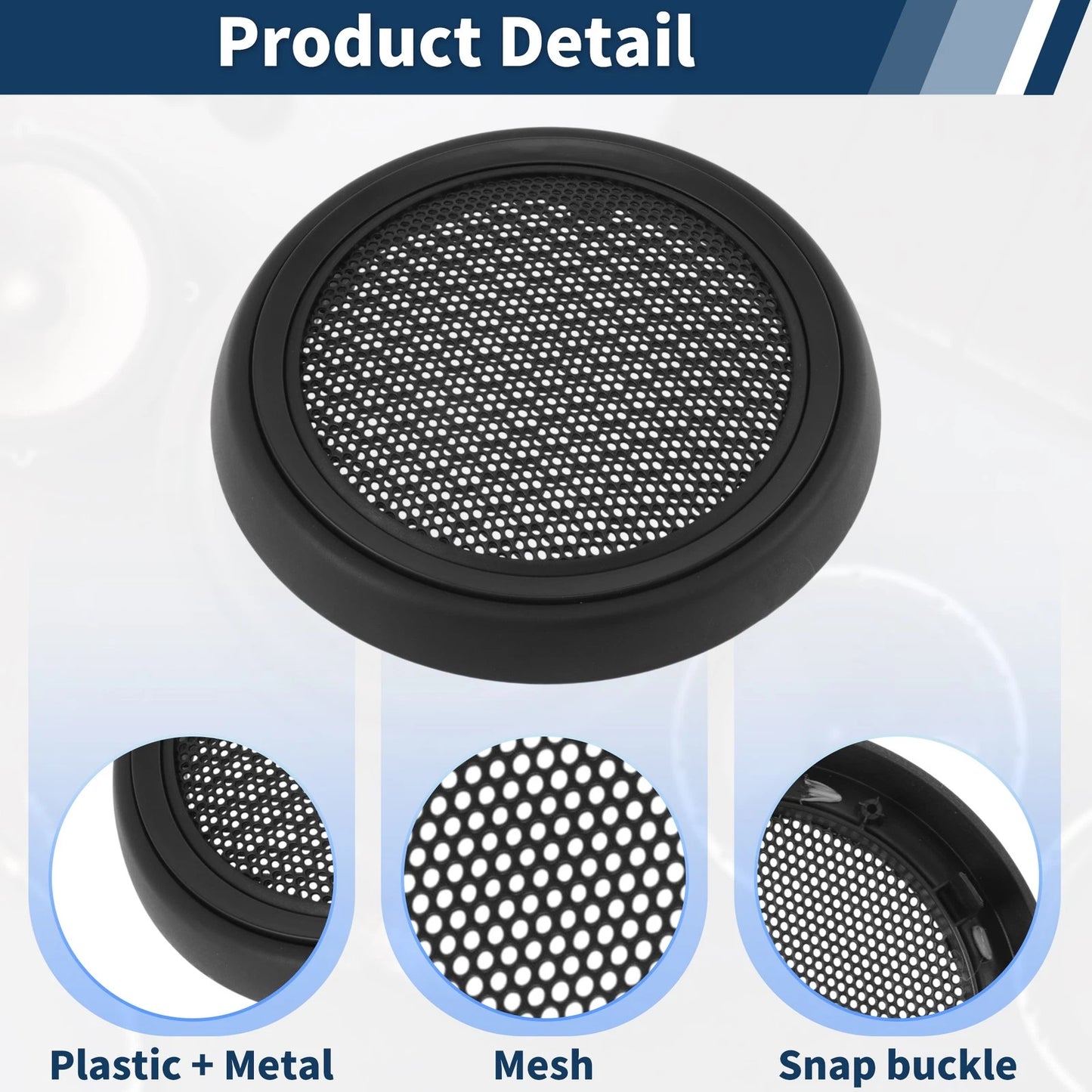 Speaker Grills Cover for BMW Mini Cooper Clubman R55 (2007–2014) Black Matte
