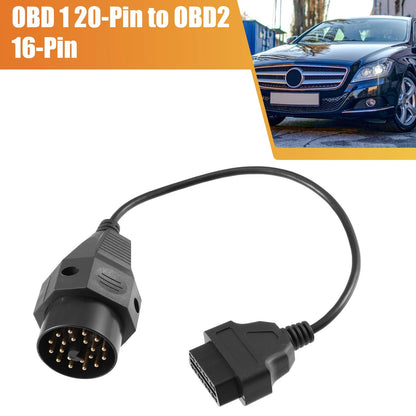 OBD 1 20-Pin to OBD2 16-Pin Adapter Cable for BMW (1996–2001)