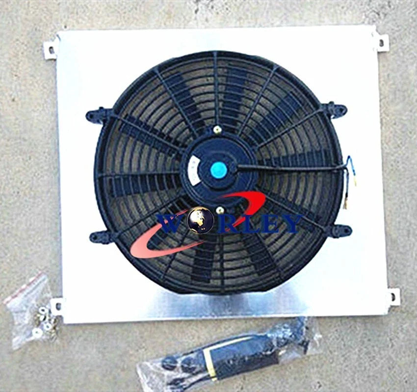 Aluminum Radiator Shroud & Fan for HILUX RN85 YN85 22R 2.4L Petrol (1991-1997)