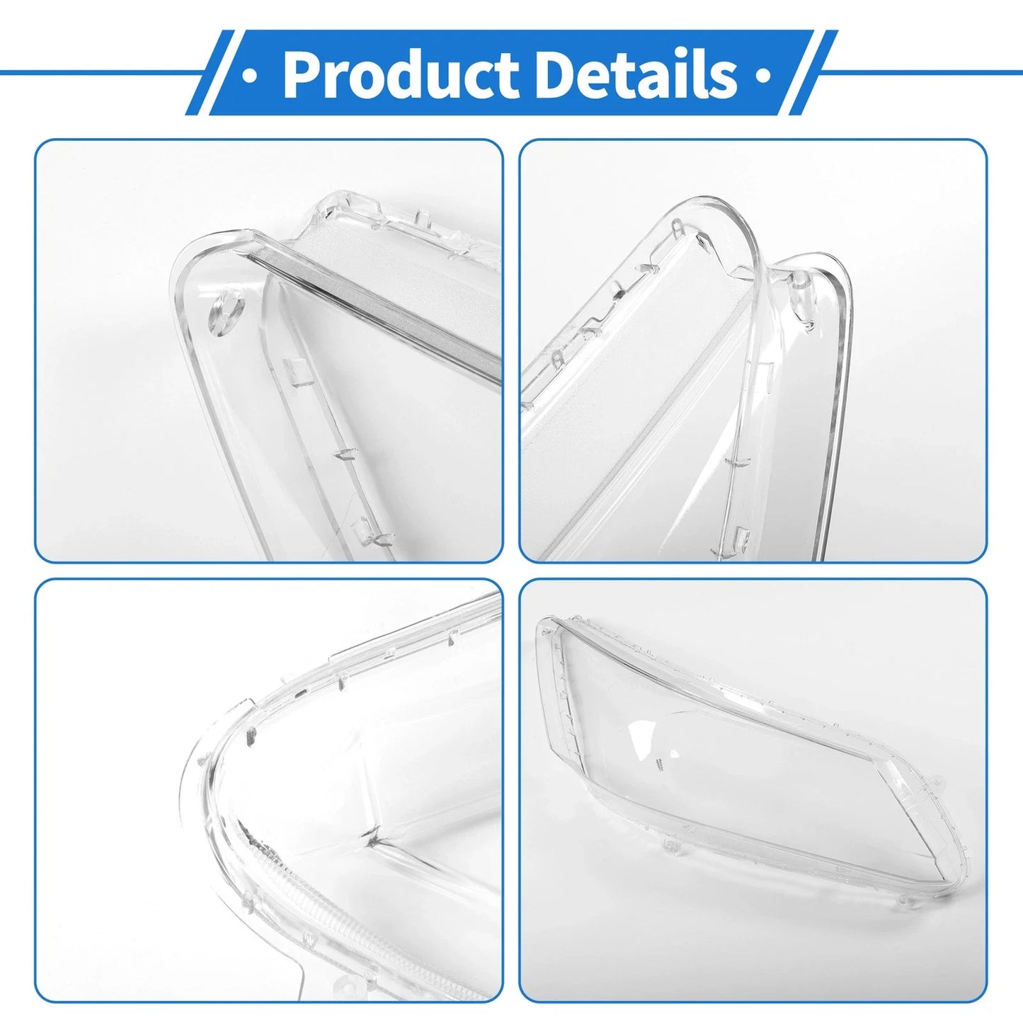 Car Front Right Headlight Lens Cover for Honda Accord (2013-2016)