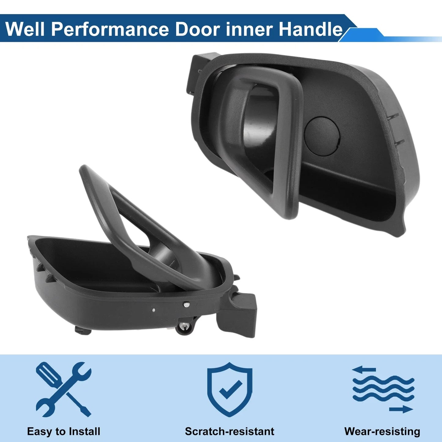 Rear Right Passenger Side Interior Door Handle for Chevrolet Spark (2013-2019)