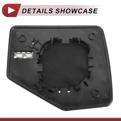 Heated Left Driver Side Mirror Glass for Ford Explorer (2006–2010)