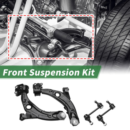 Set of 4 Front Stabilizer Bar Links for Ford Edge (2007–2014)