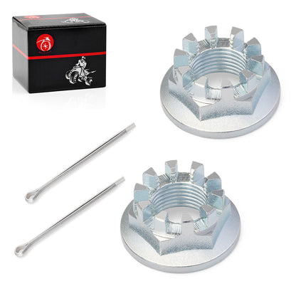 2X Front Axle Castle Nuts for Honda Recon 250 (2000–2009)