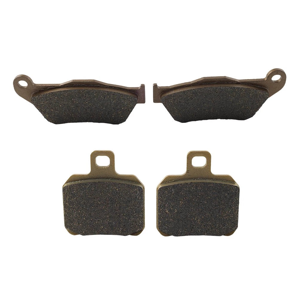 Front Rear Brake Pads for Yamaha YP125R X-MAX (2006–2009) - Brass Fiber