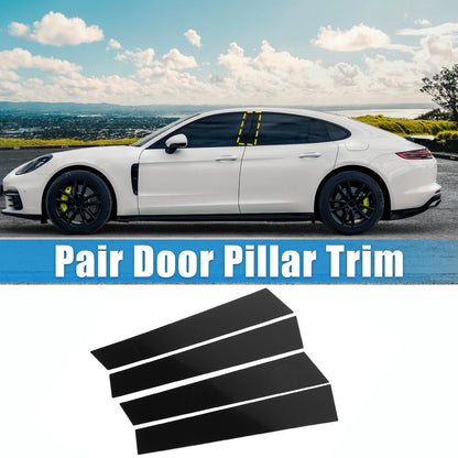 Set of 4 Windshield B Pillar Trim Exterior Garnish for Porsche Panamera (2009–2016)