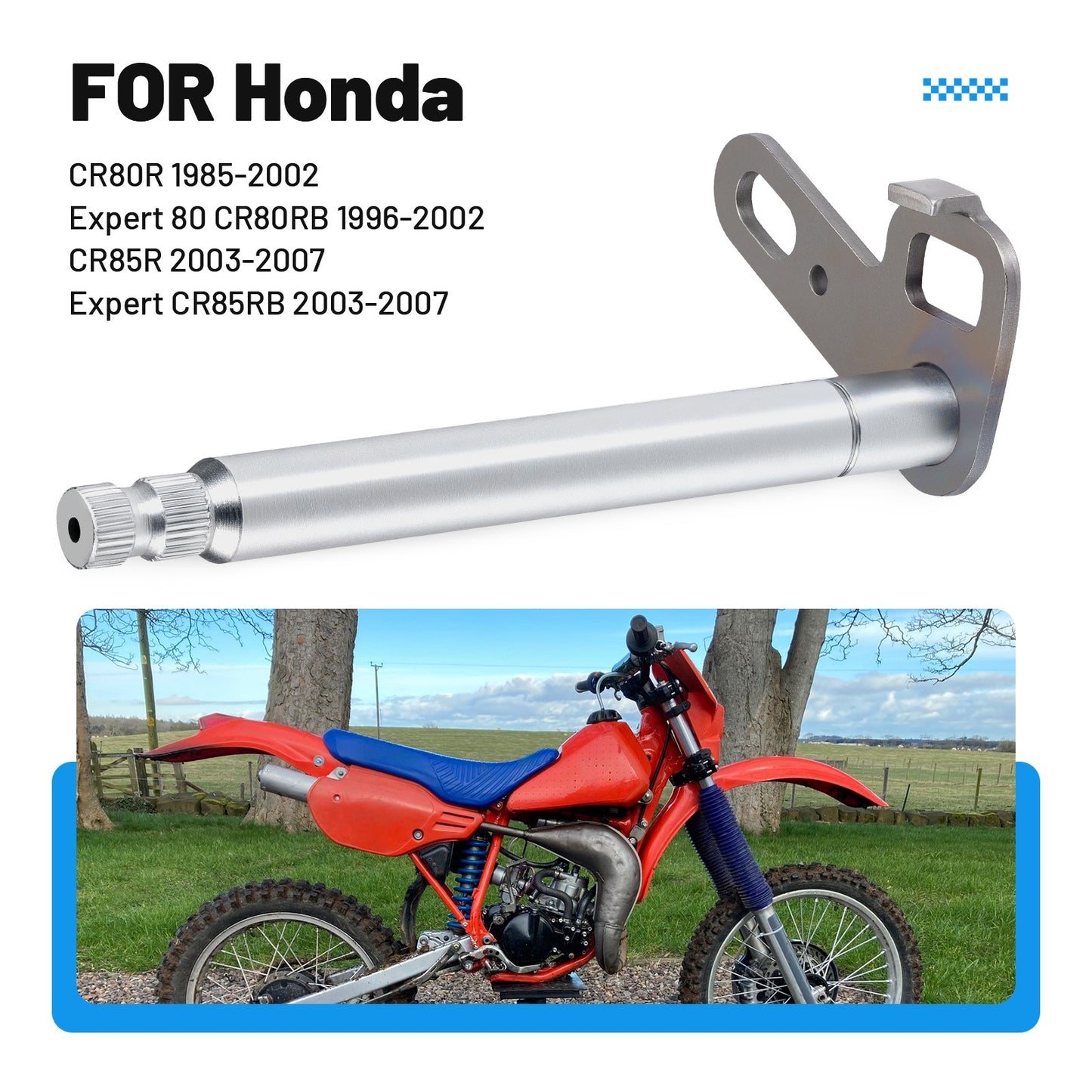 Trans Shifter Shaft for Honda CR80R CR85R (1985–2007)