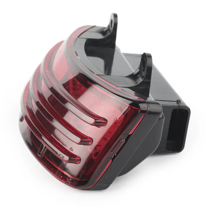 Smoke Tri-Bar LED Rear Tail Light for Harley Street Glide (2014-2018)