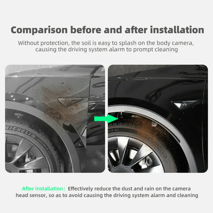 4X Mud Flaps Mudguard Eyebrow Protector for Tesla Model Y (2020–2023)