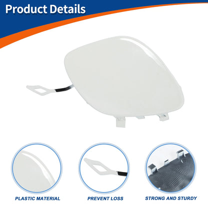 Tow Hook Cover for Mercedes-Benz C43 (2017–2020) No.A2058850024 Polar White