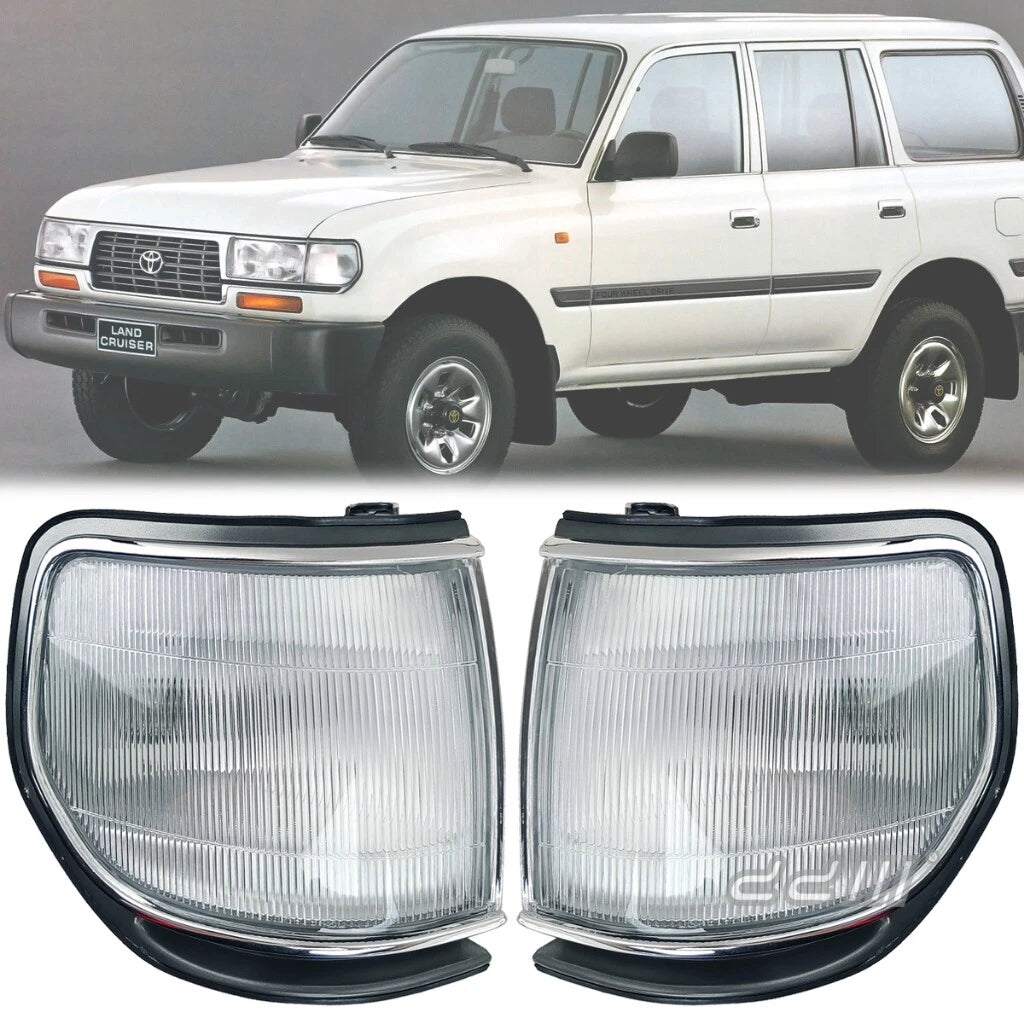 1 Pair Front Corner Lights for Toyota Land Cruiser 80 (1990-1997)