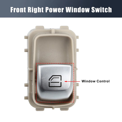 Front Right Power Window Switch for Mercedes C300 GLC300 W205 (2015-2020)