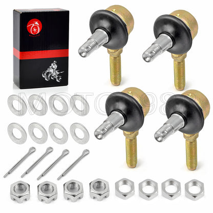 Set of 4 Tie Rod Ends for Yamaha Banshee YFZ450 Raptor Warrior