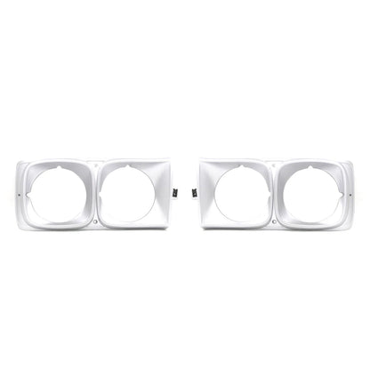 Chrome Headlight Lamp Door Pair for Isuzu Faster KB (1980–1990)