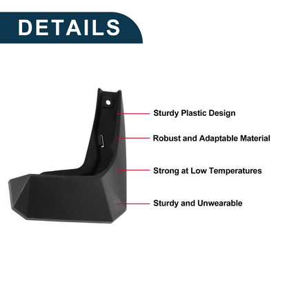 Set of 2 Mud Flaps Splash Guards for Toyota bZ4X (2022–2023)