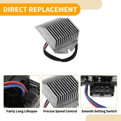 HVAC Blower Motor Resistor No. 6Q2907521A for Audi A2 (2000–2005)
