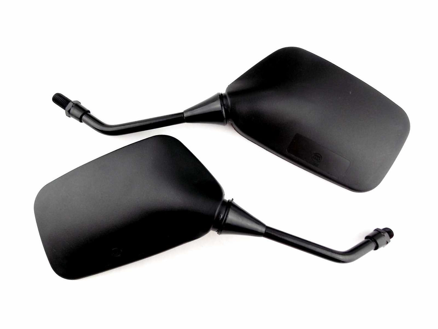 Set of 2 Black Rectangular Rear View Mirrors for Honda XL250 (1972–1987)
