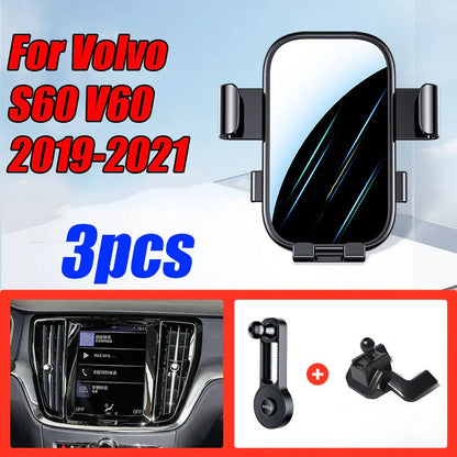 Cell Phone Holder Stand Mount Clip for Volvo S60 V60 (2019–2021)