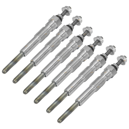 Set of 6 Glow Plugs for Landcruiser HJ60 (1982–1988)
