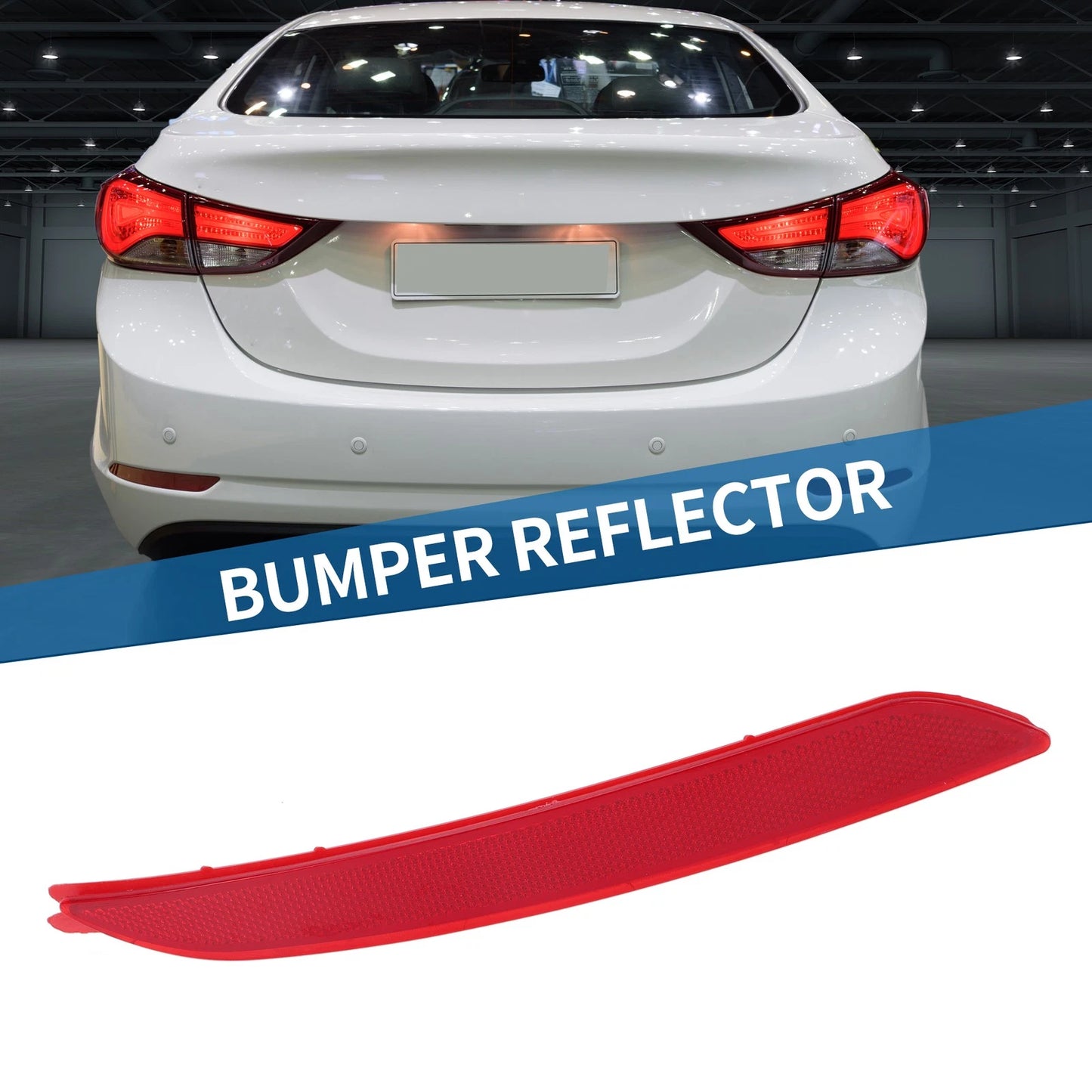 Rear Left Side Bumper Reflector No. 924053X200 for Hyundai Elantra (2014–2016)