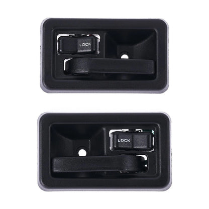 Set of 2 Inner Door Handles for Jeep Wrangler TJ (1996–2007) Black