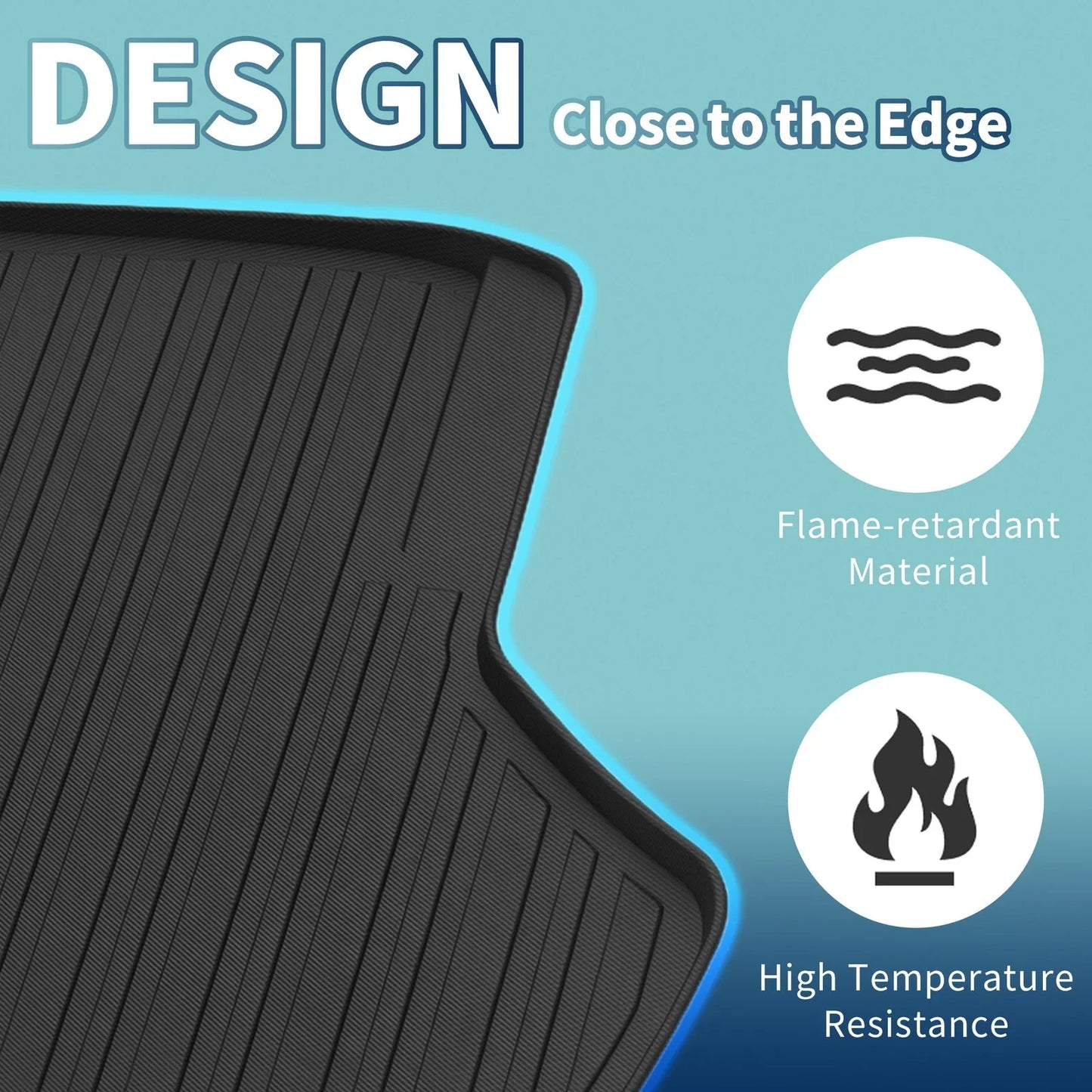Flat Face Cargo Liner Rear Trunk Mat for Honda Civic (2022-2024) 1 x TPE