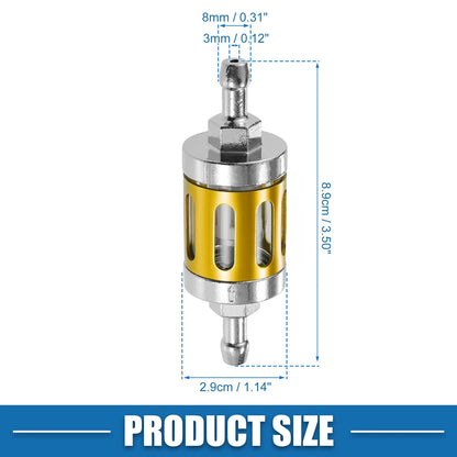 Universal Inline Fuel Filter for Small Engines (Gasoline)