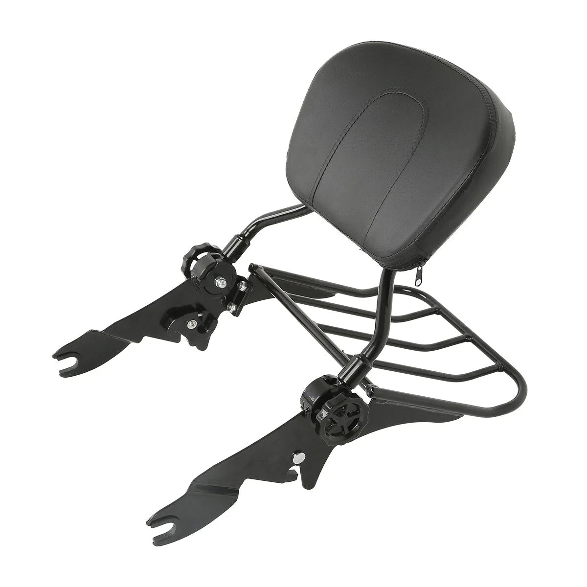 Detachable Backrest Sissy Bar & Luggage Rack for Harley Touring (2009-2025)