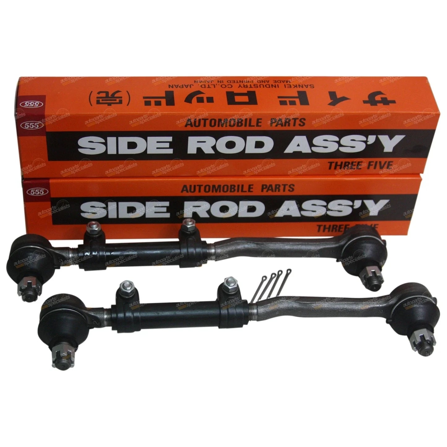 2 x Side Rods (Inner/Outer Tie Rod Ends) for Hilux LN107R LN111R LN167R LN172R