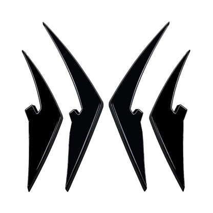 1 Pair ABS Front Bumper Splitters for BMW M3 M4 G80 G81 G82 G83 (2021-2024)