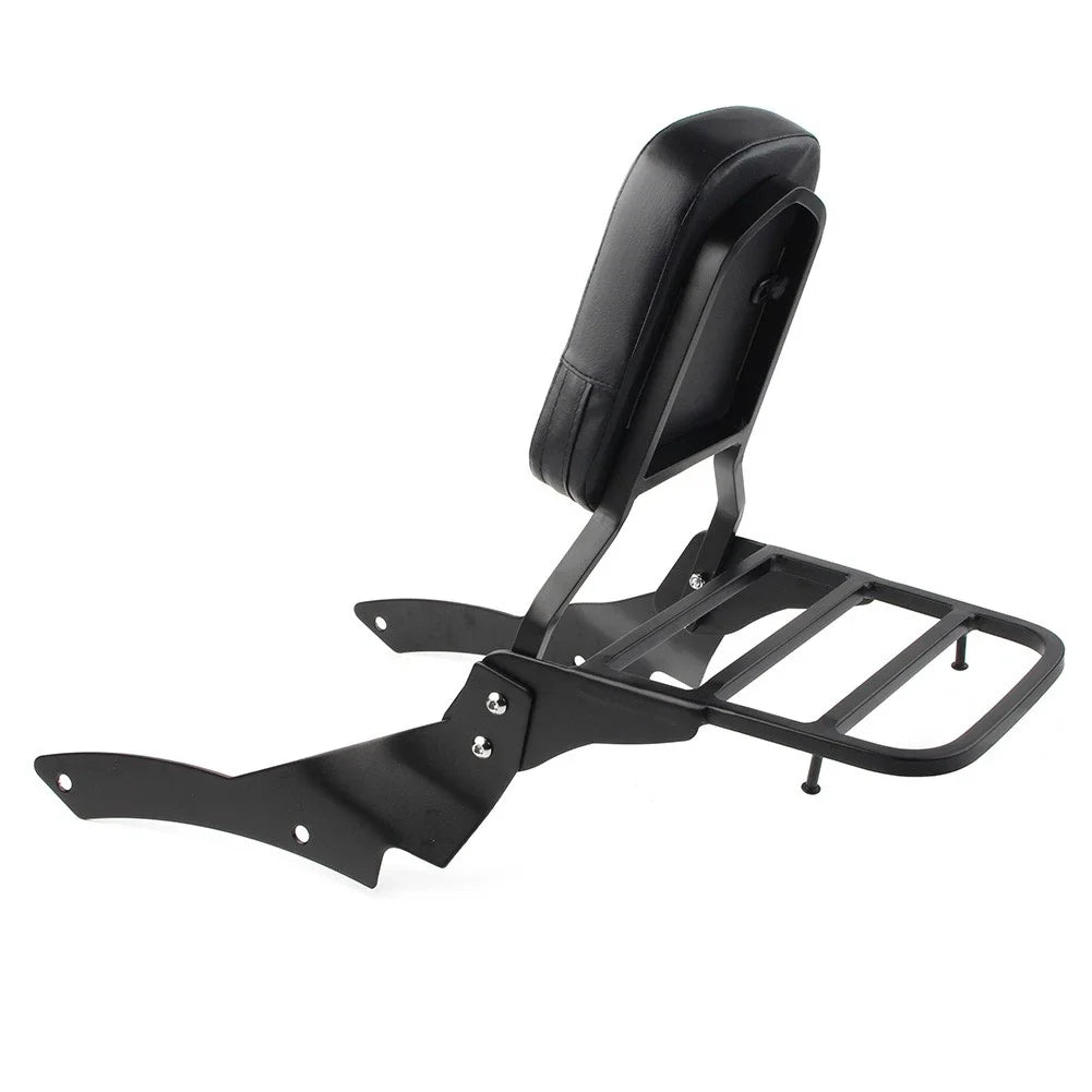 Backrest Sissy Bar Luggage Rack for Yamaha Dragstar V-Star 650 400 (96-11)