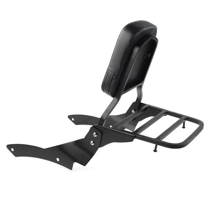 Backrest Sissy Bar Luggage Rack for Yamaha Dragstar V-Star 650 400 (96-11)