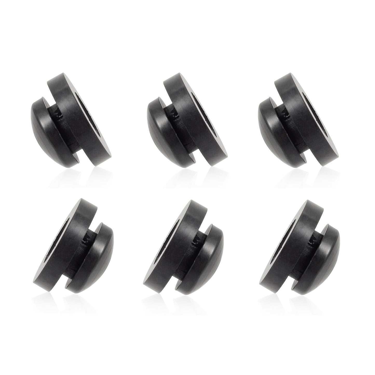 Set of 6 Front Fender Mounting Rubber Grommets for Honda TRX250R (1986–1989)