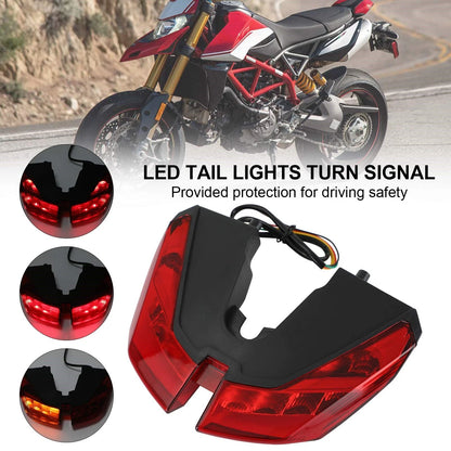 Tail Light Turn Signals for Ducati Hypermotard 821 939 950 SP (2012–2021) Red
