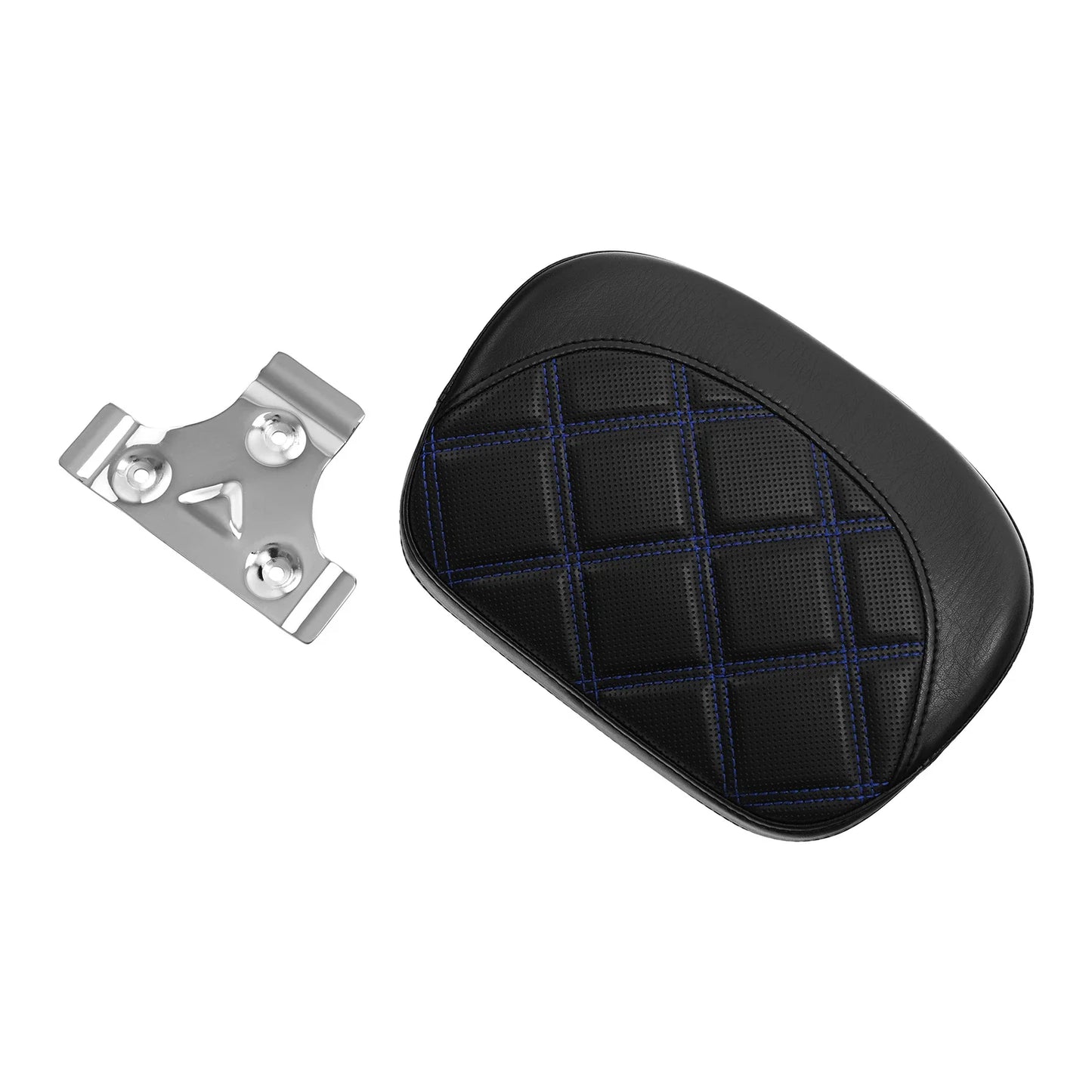 Passenger Sissy Bar Backrest Pad Bracket for Harley Touring Road King Glide