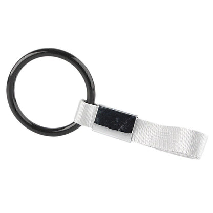 Tsurikawa Ring Handle Strap Charm for Subway Train Bus - Black