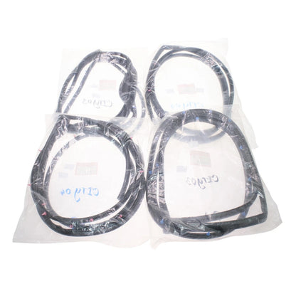 Set of 4 Door Weatherstrips for Honda Fit (2003–2008)
