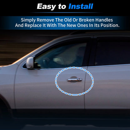 Front Left Right Exterior Door Handle for Hyundai Veracruz (2007–2012) 82651-3J010