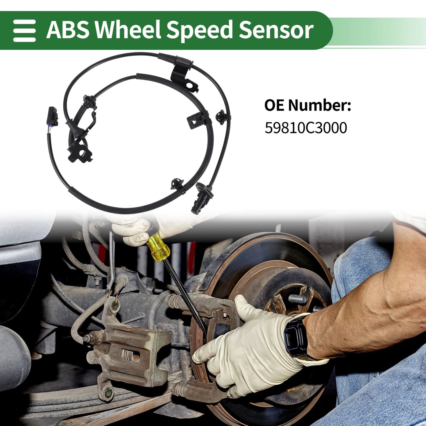 ABS Wheel Speed Sensor No. 59810C3000 for Hyundai Sonata (2015–2019)