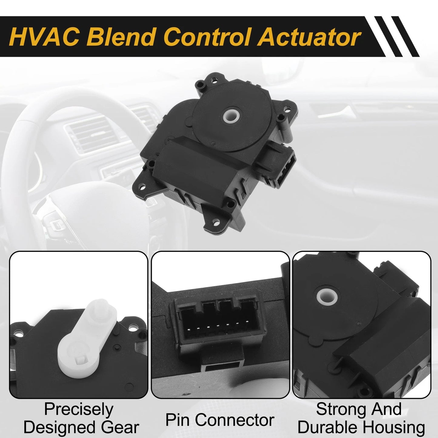 HVAC Heater Blend Door Actuator for Acura MDX (2001–2006) No. 79350S0XA01