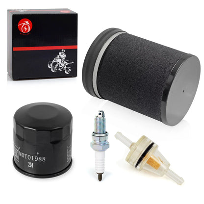 Air Filter Oil Filter Spark Plug for Kawasaki KVF360 Prairie 360 (2003–2009)