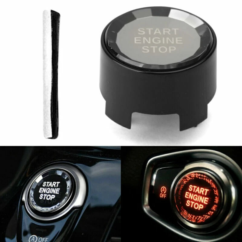 Black Engine Knob Cover for BMW F30 F10 (2012–2019)