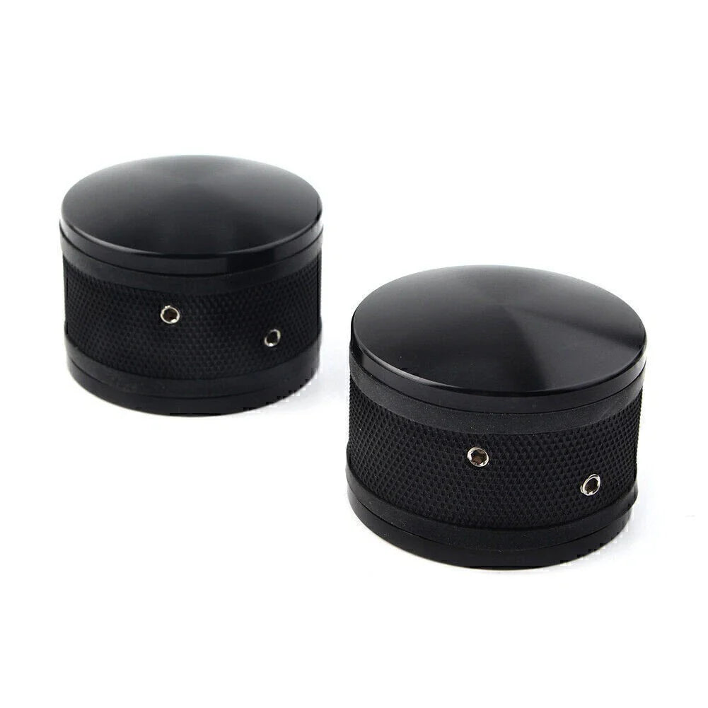 CNC Front Axle Nut Cover Caps for Harley Sportster Softail Road King
