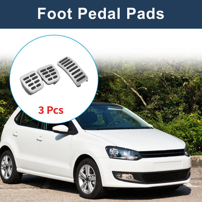 Set of 2 Manual Transmission Foot Accelerator Pedal Covers for Volkswagen Polo (2009–2017)