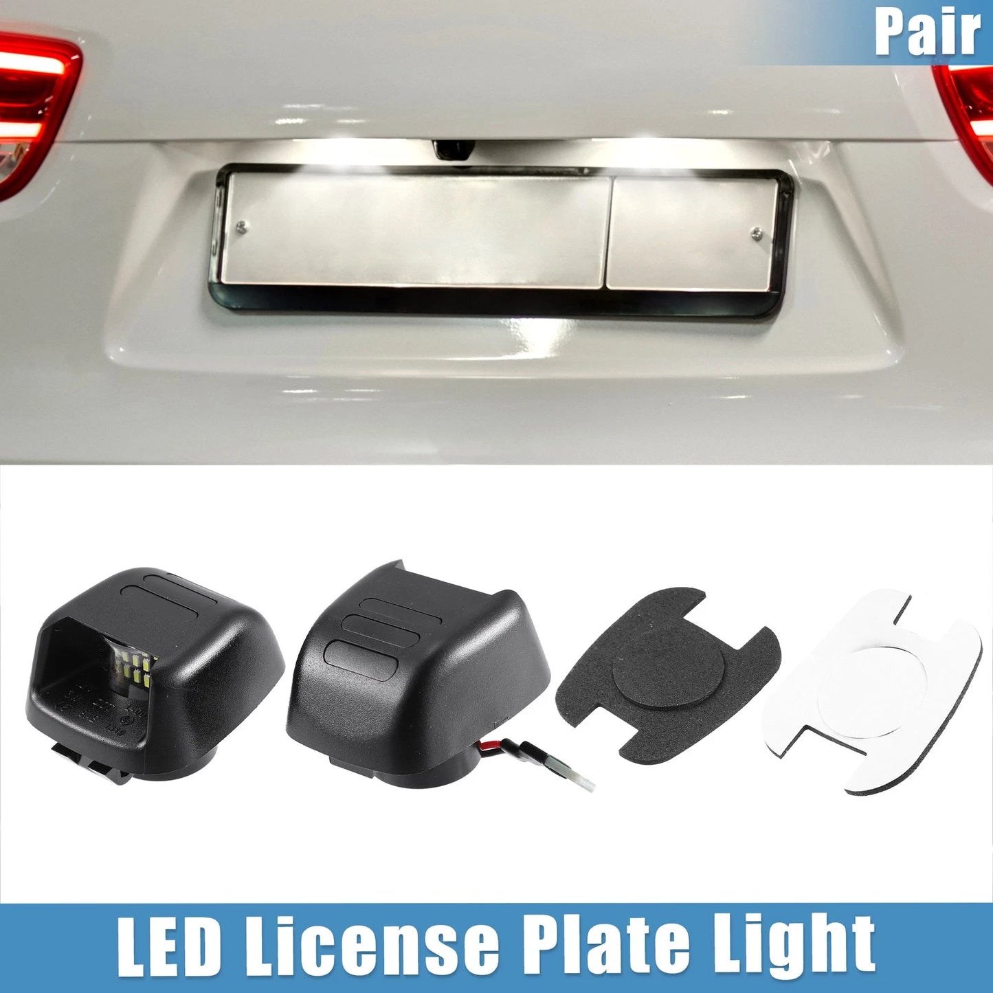 2X White Red LED License Plate Light 26510-ZP50A for Nissan Frontier (2005–2019)