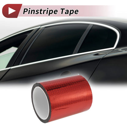 Pinstripe Tape 150mm x 50m for Car Motorcycle Boat Laser Red (1 Pcs)